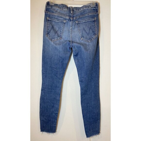 Mother Jeans The Looker Ankle Fray One Smart Cookie Size 26 - Picture 4 of 8